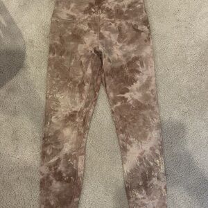 Lululemon Athletica Brown & Sparkly Leggings